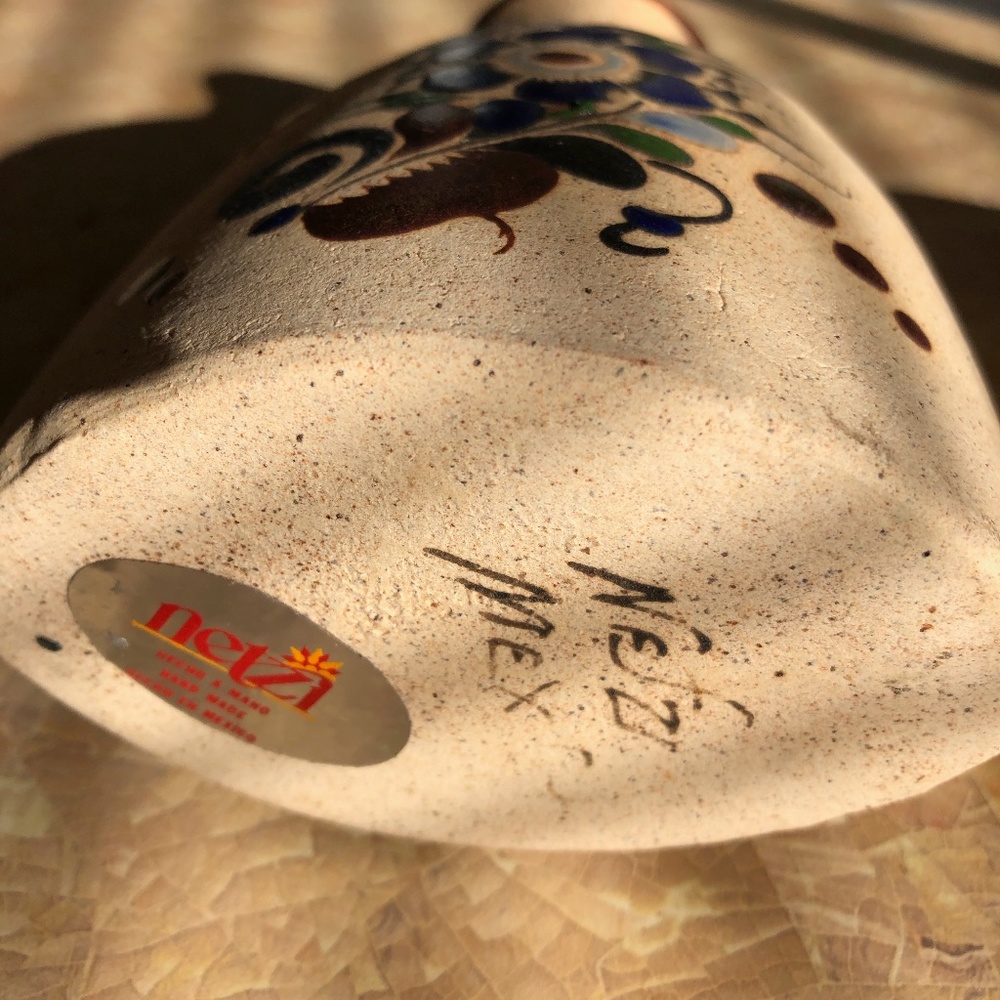 Tonala Pottery signed NETZI MEX Handmade - Picture 3 of 3